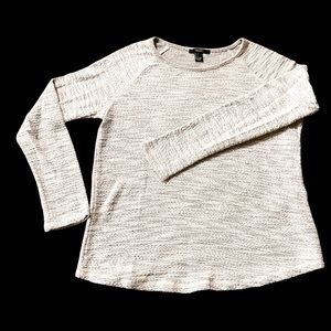 Textured thick long sleeved shirt